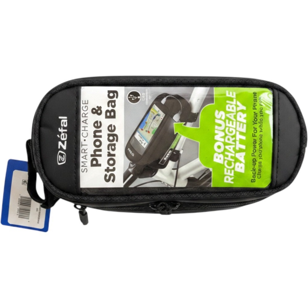 Zefal Smart Charge Bike Phone Storage Bag Black Cycling NO BAttery Gear